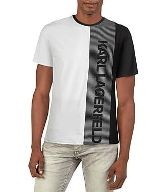 Karl Lagerfeld Paris Colorblocked Logo Tee