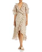 Rhode Lydia Ruffled Wrap Dress