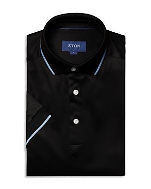 Eton Contemporary Fit Short Sleeve Jersey Polo