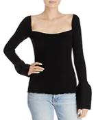 3.1 Phillip Lim Ribbed Bell Sleeve Sweater