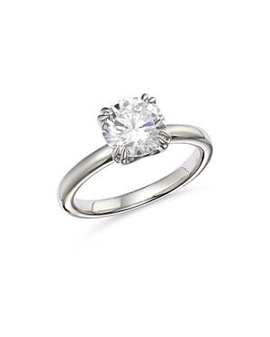 Bloomingdale's Certified Diamond Solitaire Ring In 14k White Gold, 2.0 Ct. T.w. - 100% Exclusive