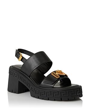 Versace Women's Slingback High Heel Sandals