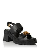 Versace Women's Slingback High Heel Sandals