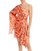 Significant Other Paradis Asymmetric Neck Dress