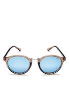 Le Specs Paradox Polarized Mirrored Round Sunglasses, 49mm