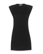 Frame Jersey Padded Shoulder Mini Dress