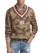 Polo Ralph Lauren Camouflage-print Cricket Sweater