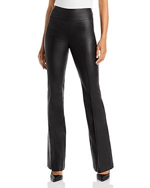 Helmut Lang Leather Bootcut Pants