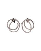 Alexis Bittar Pave Coil Drop Earrings