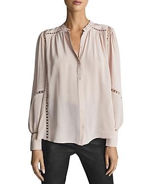 Reiss Kalisa Ladder Trim Detail Blouse