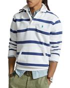 Polo Ralph Lauren Cotton Blend Fleece Stripe Rugby Sweatshirt