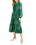 Ted Baker Serendipity Pleated Long Sleeve Midi Dress