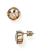 Abs By Allen Schwartz Stone Stud Earrings