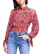 Free People All Dolled Up Floral Top