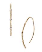 Baublebar Winifred Crystal & Bead Threader Earrings