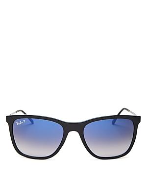 Ray-ban Women's Polarized Square Sunglasses, 56mm