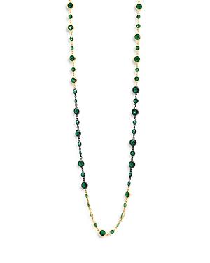 Freida Rothman Emerald Long Station Necklace, 36