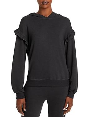 Monrow Ruffle Hoodie