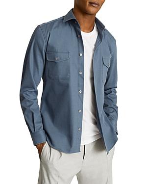 Reiss Heavy Twill Regular Fit Overshirt