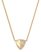 Kc Designs 14k Yellow Gold Diamond Shield Pendant Necklace, 18