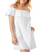 Tommy Bahama Harbour Eyelet Swim Cover-up Dress