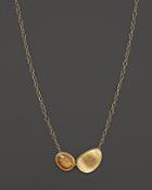 Marco Bicego 18k Yellow Gold Lunaria Citrine Pendant Necklace, 16.5 - 100% Exclusive
