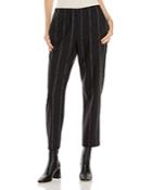 Eileen Fisher Striped Tapered Ankle Pants