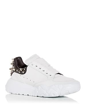 Alexander Mcqueen Women's Court Studded Heel Low Top Sneakers