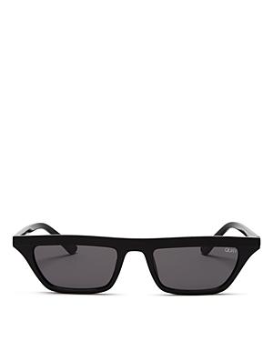 Quay Women's Finesse Slim Square Sunglasses, 55.5mm