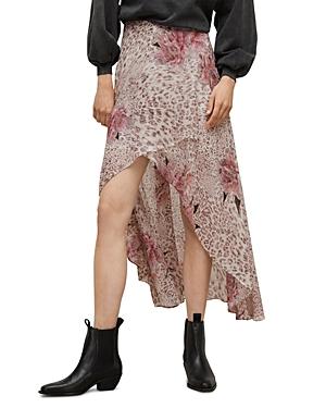 Allsaints Slvina Laertes Midi Skirt