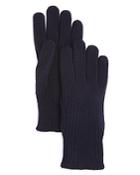 Moncler Wool Ribbed Knit Gloves