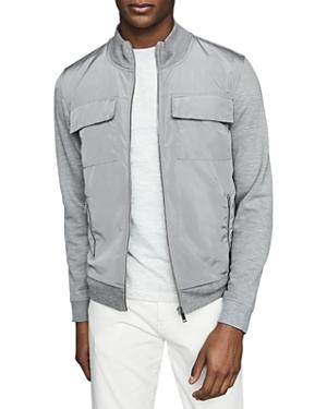 Reiss Shelby Hybrid Zip-front Jacket