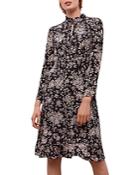 Gerard Darel Julia Printed Split Neck Dress