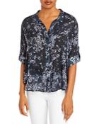 Bella Dahl Capri Printed Roll Tab Shirt