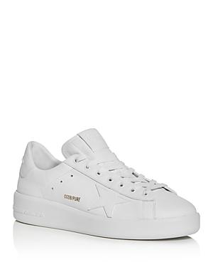 Golden Goose Deluxe Brand Men's Pure Star Leather Low-top Sneakers