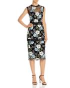 Bronx And Banco Palette Pencil Embroidered Lace Midi Dress - 100% Exclusive