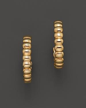 John Hardy Bedeg 18k Gold Small Hoop Earrings