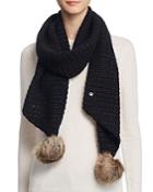 Ugg Scarf With Pom-poms - 100% Exclusive