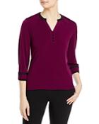 Karl Lagerfeld Paris V-neck Top