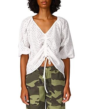 Sanctuary Cotton Eyelet Top