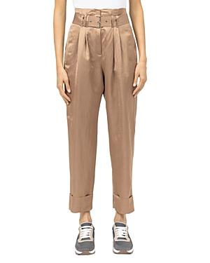 Peserico Cuffed Paperbag Waist Pants