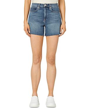 Hudson Devon Bike Denim Cutoff Shorts In Let It Ride