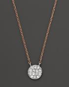Dana Rebecca Designs 14k White & Rose Gold Lauren Joy Mini Necklace With Diamonds