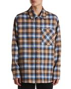 Moncler Starland Long Sleeve Plaid Shirt