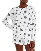 Theo & Spence Star Print French Terry Classic Sweatshirt