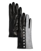 Bloomingdale's Color-block Leather Gloves - 100% Exclusive