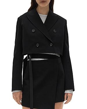 Helmut Lang Cropped Rider Blazer