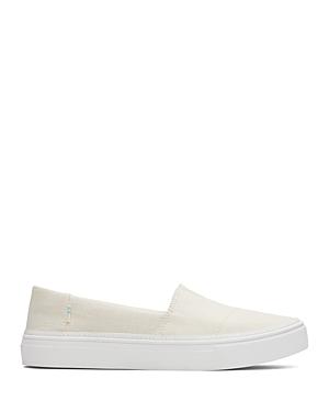 Toms Women's Parker Textured Linen Slip On Sneakers