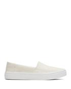 Toms Women's Parker Textured Linen Slip On Sneakers