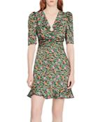 Sandro Plumeria Floral Print Dress